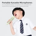 thumbnail image 2 of soaiy MC8 Wireless Karaoke Microphone Bluetooth Speaker 2-in-1 Handheld Singing Recording Microphone Portable KTV Player, 2 of 8