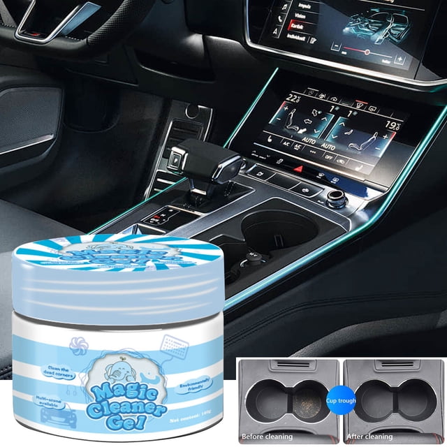 TopLLC Car Care & Cleaning Blue Cleaning Gel For Car Detail Kit Car Cleaning Gel Vent Remover Cleaning Keyboard Cleaner For Car Vents PCs Laptops Cameras Cleaning soft