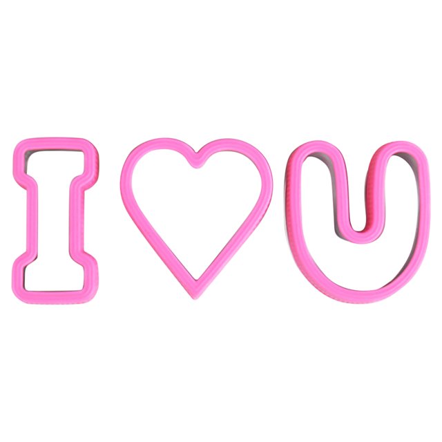 WHEANG Cute Cake Tools Heart/Star/Flower Shape Cutters Stainless Steel Plastic Cookie Cutter Set