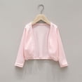 thumbnail image 4 of SROBPTY Cardigans d'Automne pour Filles, Hauts Cardigan à Manches Longues Unis de Mode pour Filles Enfants Rose 165, 4 of 5