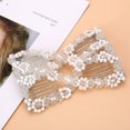 thumbnail image 3 of MesaSe Twist Rhombus Beaded Hair Side Combs Stretchable Double Clips Bun Maker, 3 of 16