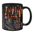 thumbnail image 1 of Black Creative Toolbox Design Mug Cup 3D Mechanical Engineer Theme Coffee Gift Set Birthday Present Model D Ceramic, 1 of 7