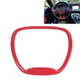 thumbnail image 4 of Steering Wheel Frame, Anti Fading  Steering Wheel Trim Fashionable  Replacement For  Challenger 2015-2019 For Car Red, 4 of 8
