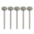 thumbnail image 1 of Nail Grinder Bits, Less Dust Nail Art Manicure Drill Bits Conical Shape  Sand Efficient 5 Pcs  For Smoothing, 1 of 8