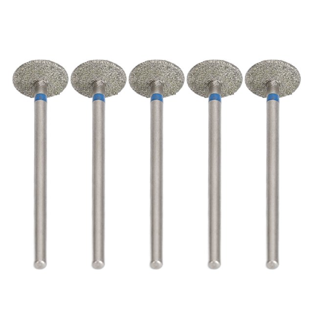 Nail Grinder Bits, Less Dust Nail Art Manicure Drill Bits Conical Shape Sand Efficient 5 Pcs For Smoothing