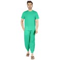 thumbnail image 1 of Inkmeso Ensemble de Pyjama Uni pour Hommes, Manches Courtes, Vêtement de Nuit à Col Rond, Ensemble de Pj, 1 of 7