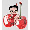 thumbnail image 2 of Betty Boop Cherries White Small T-Shirt, 2 of 3