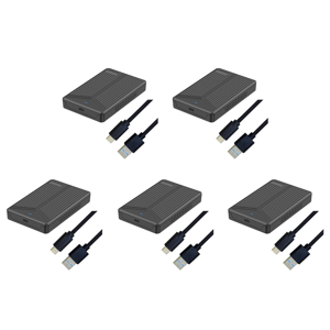 5X USB 3.1 Mobile Hard Disk Box 2.5 Inch Hard Disk Box SSD Enclosure Support 15mm Hard Drive for Computer Notebook
