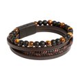 thumbnail image 2 of Up to 60% Off! Gspmoly Vitamin Supplements, Natural Volcanic Stone Eye Beaded Bracelet Health Bracelet Shaping Bracelet Cowhide Rope Agate Bracelet Protein Powder, 2 of 7