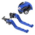 thumbnail image 4 of Brake Handle, Universal Aluminium Alloy 2PCS  Braking Performance Decorative Motorcycle Brake  Lever Sensitive  For Autocycle Black,Blue,Red, 4 of 8