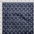 thumbnail image 3 of oneOone Polyester Lycra Fabric Leaves & Floral Block Printed Fabric 1 Yard 56 Inch Wide, 3 of 4