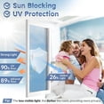 thumbnail image 2 of rabbitgoo One Way Window Films for Privacy House Window Tint Film Home, Pellicule Intimit&eacute; Pour Fen&ecirc;tre, Reflective for Sun Blocking Heat Blocking, Daytime S, 2 of 9