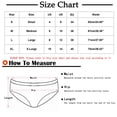 thumbnail image 3 of Penkiiy String pour Femme Mode Aguichant Sans Traces Transparent Taille Basse Culotte String m Beige, 3 of 7