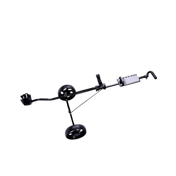 ziyahi Golf Push Trolley Easy to Carry Folding Golf Wheeled Portable Cart Outdoor 2