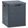 thumbnail image 1 of vidaXL Garden Storage Box 90 L Anthracite, 1 of 5