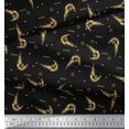 thumbnail image 2 of Soimoi Crepe Silk Fabric Circle,Dot & Prawns Ocean Printed Fabric 1 Yard 42 Inch Wide, 2 of 3