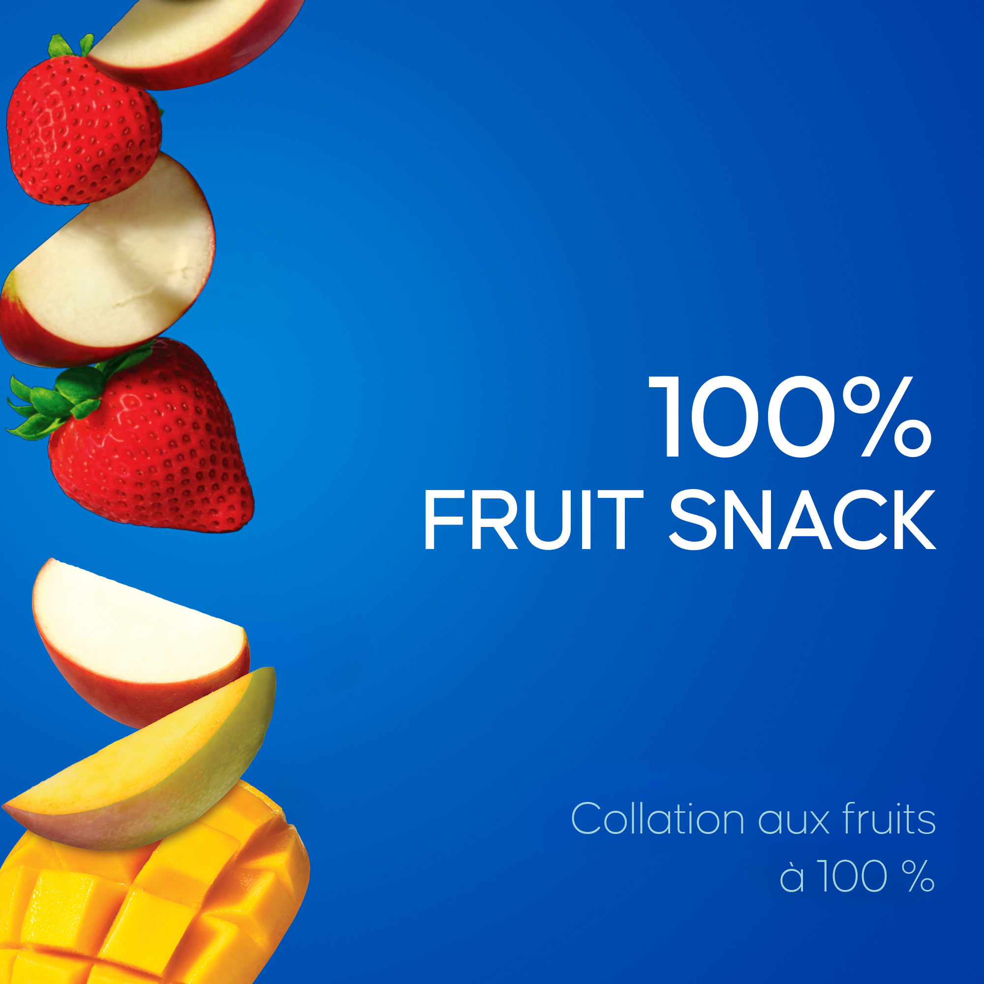 Assortiment de bandes aux fruits biologiques Pomme mangue et Pomme baies SunRype