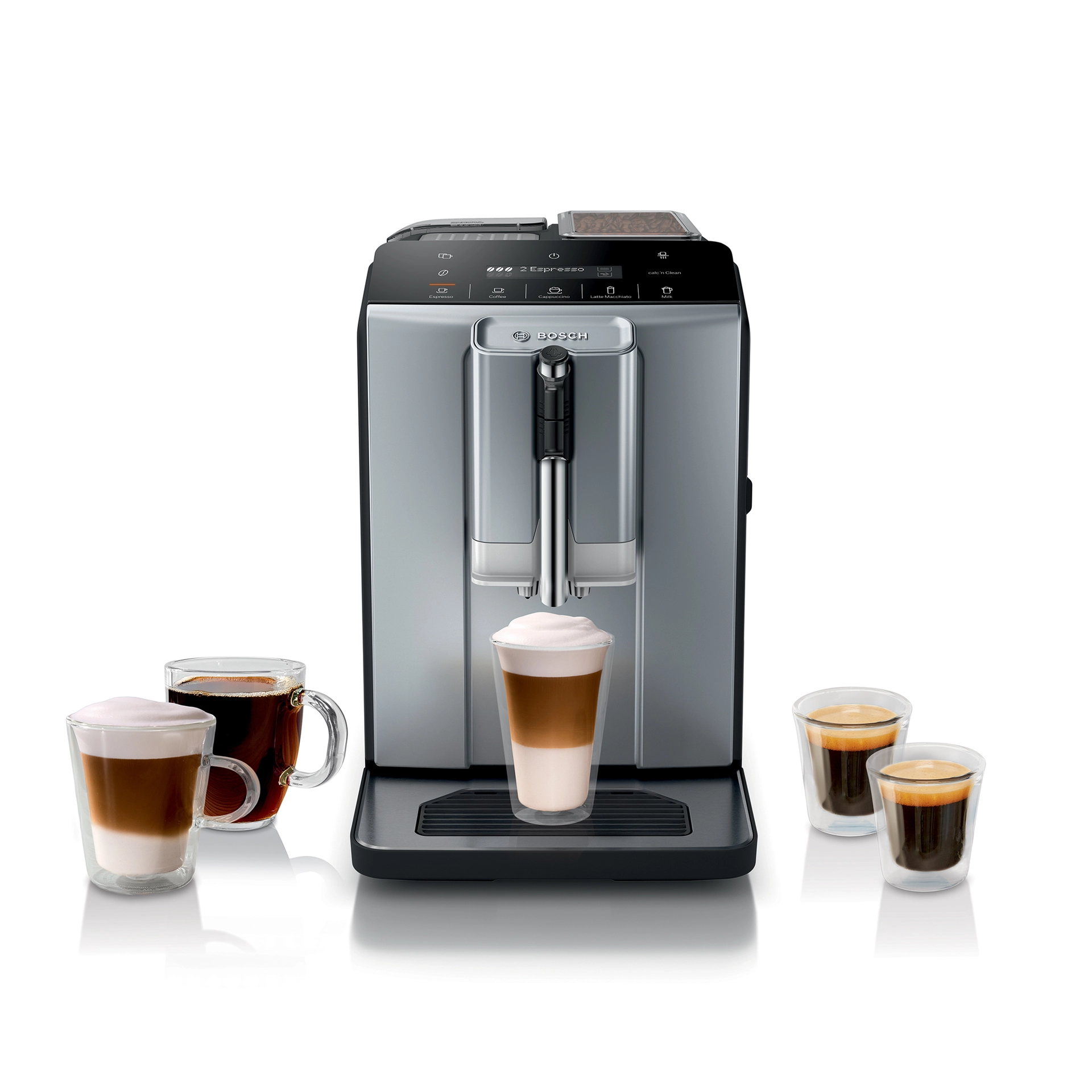 Bosch 300 Series Fully Automatic Espresso & Coffee Machine with Built-In Grinder and Milk Frother - Refurbished Excellent