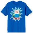 thumbnail image 1 of Adventure Time Finn Character Unisex Adult Royal Blue Short Sleeve Tee-XL, 1 of 2