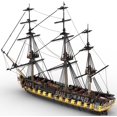 thumbnail image 3 of British 44-gun frigate DIY Model Building Blocks Set HMS Romulus MOC Bricks Toys, 3 of 7
