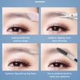 thumbnail image 4 of FSTDelivery Eyebrow Trimmers Kit 5-in-1 Set With Eyebrow Scissors Razors Tweezer Brush And Mirror For Women Includes Leather Carry-Around Bag, Christmas Birthday Gifts for Women, on Sale Clearance, 4 of 4