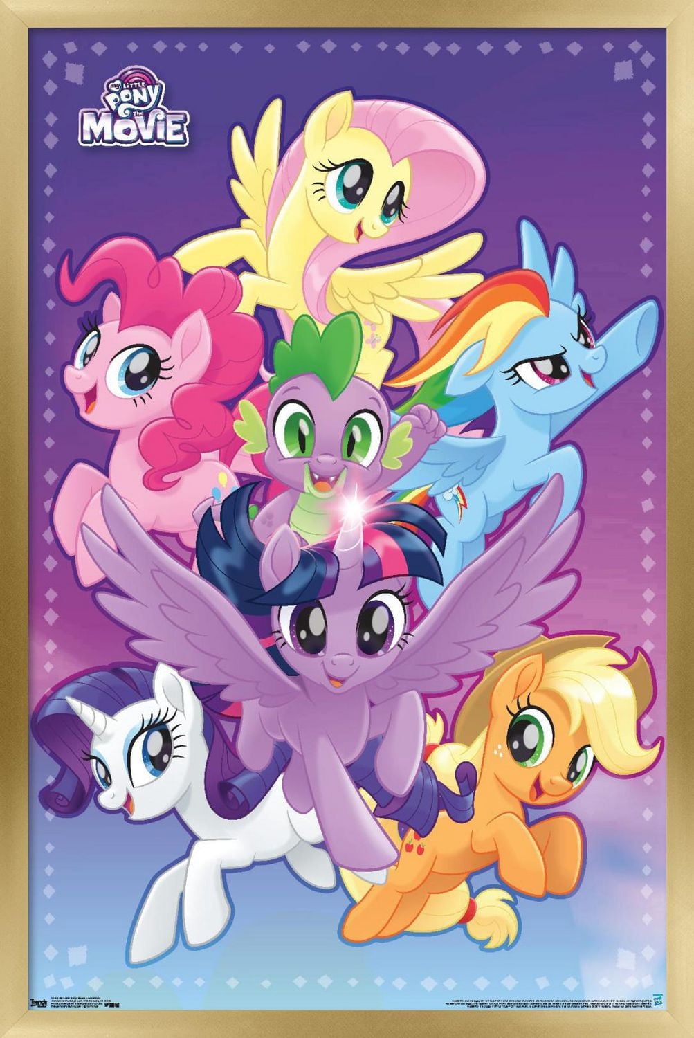 Hasbro My Little Pony Movie - Adventure Wall Poster, 14.725" x 22.375"
