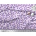 thumbnail image 3 of Soimoi Polyester Crepe Fabric Leaves & Floral Block Fabric Prints by Yard 52 Inch Wide, 3 of 3
