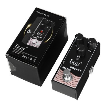 Lefu Pédale d'Effets de Guitare Électrique Distorsion/compresseur/délai Analogique/refrain Classique