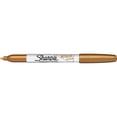thumbnail image 3 of Sharpie Metallic Permanent Markers, Fine Point, Gold, 12 Count, 3 of 5