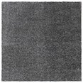 thumbnail image 2 of SAFAVIEH August Shag Collection 3' Square Grey AUG900F Solid 1.2-inch Thick Area Rug, 2 of 4