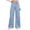 Light Blue, variant on Ohufall Wide Leg Jeans for Women Trendy High Waisted Jeans Stretchy Straight Leg Denim Pants with Pockets
