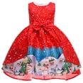 thumbnail image 1 of HNMKIU Robes Magiques pour Filles Tenue de Fête Robe de Danse de Concours Robe de Fête Festive pour Enfants, 1 of 1