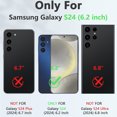 thumbnail image 2 of JTCASES Compatible with Samsung Galaxy S24 Case Heavy Duty Protective Rugged Phone Case, Full Body Anti-dust Shockproof Drop Proof Armor Durable Cover for Galaxy S24 6.2 inch, Grey/Green, 2 of 9