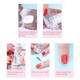 thumbnail image 4 of Colorful Handle Nail Stamper Shining Holographic Head Clear Silicone Stamper, 4 of 7