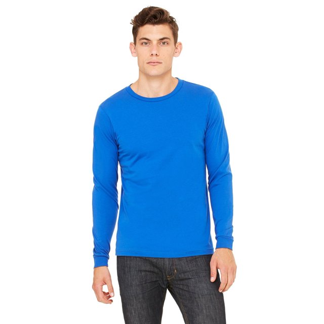 Bella + Canvas T-Shirt Unisexe à Manches Longues - Bleu ROYAL - m
