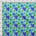 thumbnail image 4 of oneOone Silk Tabby Blue Fabric Floral Sewing Craft Projects Fabric Prints By Yard 42 Inch Wide, 4 of 4