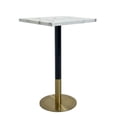 thumbnail image 1 of Table de bar carrée Ruby en blanc, 1 of 1