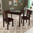 thumbnail image 2 of KidKraft 26639 Avalon II Table Carrée en Bois et Ensemble de 2 Chaises, Finition Espresso, 2 of 2