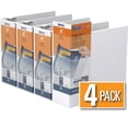 thumbnail image 1 of QuickFit® View Binder, D Ring, 4 Pack, 4", 1 of 3