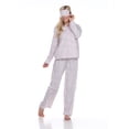 thumbnail image 4 of White Mark Pyjama Trois Pièces à Boutons pour Femme, 4 of 5
