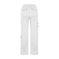 thumbnail image 3 of Timegard Womens Sweatpants Cargo Pants Elastic Waist Straight Leg Fall Casual Loose Workout Trousers, 3 of 6