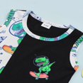 thumbnail image 2 of MesaSe Boy Summer Sets Dinosaur Print Sleeveless  Neck Tops Shorts, 2 of 5