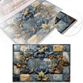 thumbnail image 1 of Ensemble de Paillasson à Imprimé Floral 3D Tapis de Bain Moderne Tapis d'Entrée Haute Absorption Lavable à la Machine Tapis de Sol Intérieur pour Maison Salon, 1 of 4