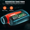 thumbnail image 4 of VEVOR 1300 Yards Magnetic Laser Golf Rangefinder Distance Measuring Slope Switch, 4 of 9