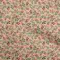 thumbnail image 1 of oneOone Viscose Chiffon Light Brown Fabric Florals Sewing Craft Projects Fabric Prints By Yard 42 Inch Wide, 1 of 4