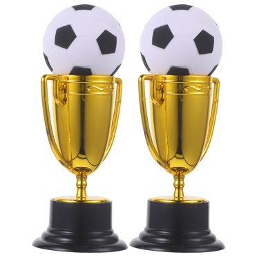 KAKOWELY 2 Ensembles de Trophées de Récompense Trophées en Plastique Portables Trophées de Sport Balle Compétition Trophées de Gagnant, 3.15x"X2.36"X1.57 Pouces