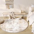 thumbnail image 1 of x Washable Area Rug for Living Room Bedroom Neutral Carpet Low Pile Soft Thin Tapis Salon Abstract Modern Vacuumable Lightweight Large Throw Rug for Dining Room Kitchen, 1 of 9