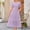 Purple, variant on Daiosportswear Womens Summer Maxi Dress Short Sleeve V Neck Hollow Out Eyelet A Line Long Flowy Beach Vacation Dresses, Short-Sleeved Dress for Women Purple L(L)