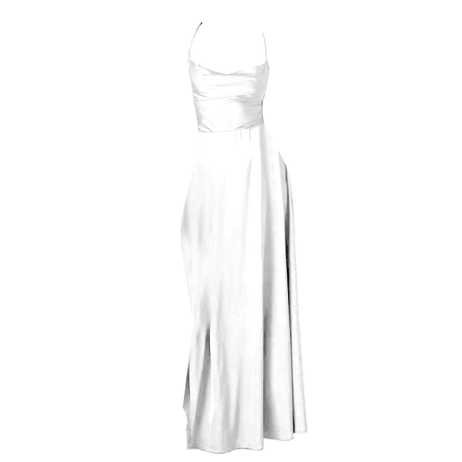 adviicd Robes de Travail pour Femmes Robes d'Été pour Femmes Encolure Carrée à Nouer dans le Dos Manches Lanterne à Volants Robe Trapèze Décontractée Blanc,P