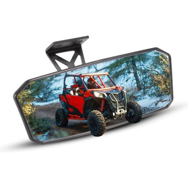 A & UTV PRO Trail Rear View Mirror,Panoramic Convex Center RearView Mirrors for 2017-2024 Can am Maverick Trail Sport,Traxter,2021-2024 Can-Am Commander Accessories,Replace OEM #715003638
